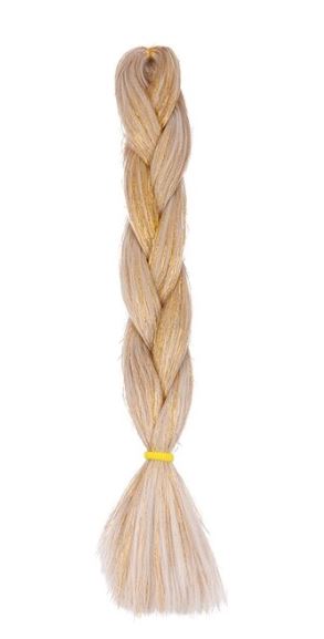 24 Inch Synthetic Braiding Hair Gold Sparkle